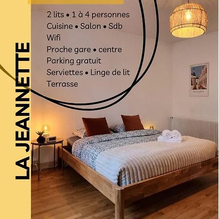 La Jeannette - Proche Gare-Centre, 2 Lits, Terrasse Villa Châteauroux Exteriör bild